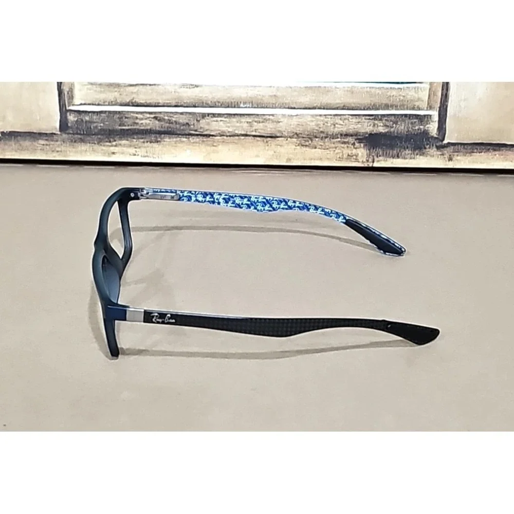 Ray-Ban Eyeglasses RB 8901 5262 Blue/Exposed Carbon Fiber Rectangular 53[]17 145